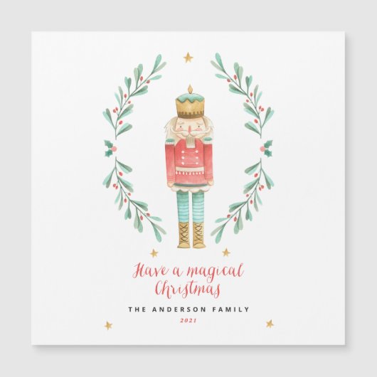 Waterverf botanische kerst (Voorkant)