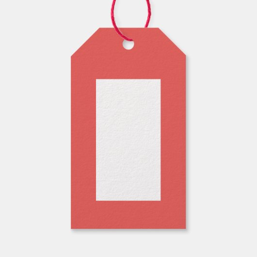 Waterverf botanische kerst cadeaulabel (Achterkant)