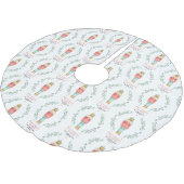 Waterverf botanische kerst kerstboom rok (Gekanteld)