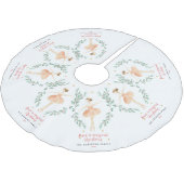 Waterverf botanische kerst kerstboom rok (Gekanteld)