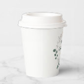 Waterverf botanische kerst papieren bekers (Rechts)