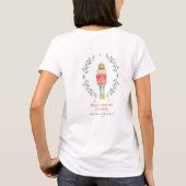Waterverf botanische kerst t-shirt (Achterkant)