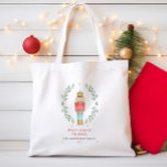 Waterverf botanische kerst tote bag<br><div class="desc">Waterverf van de lukraak botanische kerstfeesttas</div>