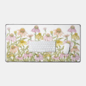 Waterverf botanische kunst bureaumat (Keyboard & Muis)