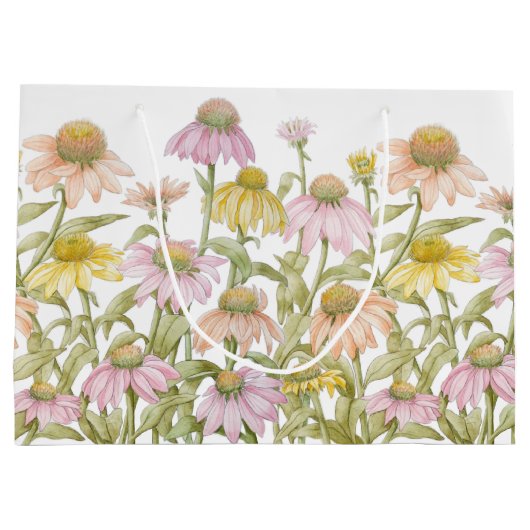 Waterverf botanische kunst groot cadeauzakje (Achterkant)