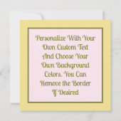 Waterverf botanische kunst kaart (Achterkant)