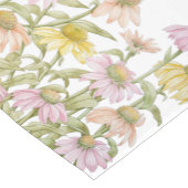 Waterverf botanische kunst korte tafelloper (Hoek)