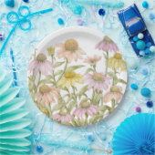 Waterverf botanische kunst papieren bordje (Feest)