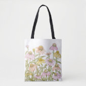 Waterverf botanische kunst tote bag (Voorkant)