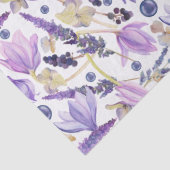 Waterverf Botanische Lavendel Wildflower Boho Tissuepapier (Detail)