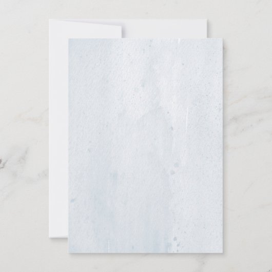 Waterverf Botanische lekkages Wedden sparen de dat Save The Date (Achterkant)