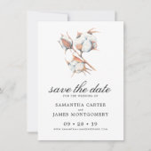 Waterverf Botanische lekkages Wedden sparen de dat Save The Date (Voorkant)