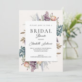 Waterverf Botanische lente Kaart (Staand voorkant)