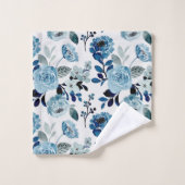 Waterverf botanische marinescheepvaart bad handdoek (Wasdoekje)