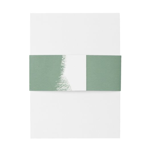 waterverf botanische monogram pastel Weddenschap Uitnodigingen Wikkel (Achterkant Voorbeeld)