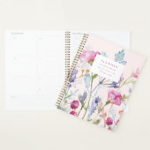 Waterverf Botanische Pastel Bloemendagplanner Planner (Display)