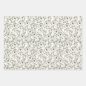 Waterverf Botanische Patroon Wedding Inpakpapier Vel (Voorkant 3)