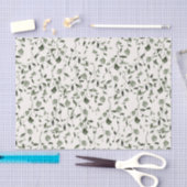 Waterverf Botanische Patroon Wedding Tissuepapier (Craft)