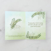 Waterverf Botanische Persoonlijke Sympathiekaart Kaart (Binnen)