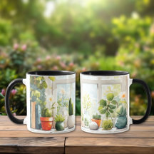 Waterverf Botanische Planten & Succulenten