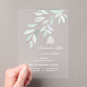 Waterverf Botanische Ramadan Iftar Acryl Uitnodigingen (Insitu (Draagbaar))