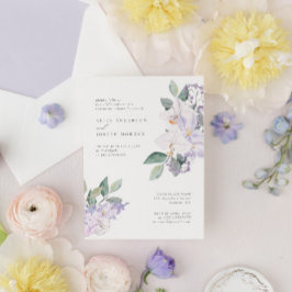 Waterverf Botanische repetitie Diner Kaart