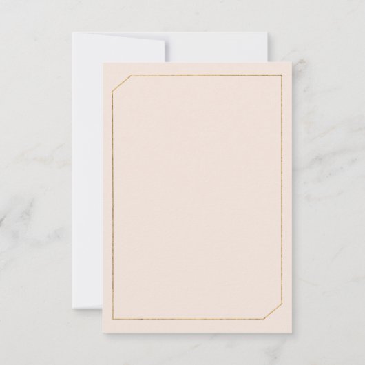 Waterverf botanische roze lente bloemen RSVP Kaart (Achterkant)