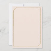 Waterverf botanische roze lente bloemenbruiloft kaart (Achterkant)