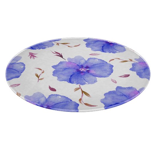 Waterverf Botanische Snijplank – Mom Gift Ide (Hoek)