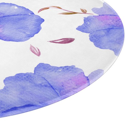 Waterverf Botanische Snijplank – Mom Gift Ide (Hoek)