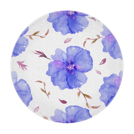 Waterverf Botanische Snijplank – Mom Gift Ide (Voorkant)