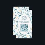 Waterverf Botanische Star David Bar Bat Mitzvah QR Informatiekaartje<br><div class="desc">Perfecte bijzetkaart om een vleermuismitswa, bar mitswa of andere joodse viering aan te kondigen! Hand gemaakte waterverf kunst voor u aan de voor- en achterkant! VOLLEDIG ! Klik op "Personaliseren" hierboven om de tekst te bewerken en uw link toe te voegen aan de QR-code. Klik op "bewerken met behulp van...</div>
