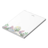 Waterverf Botanische Succulente Leervrouw Notitieblok (Linkerzijde)