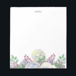 Waterverf Botanische Succulente Leervrouw Notitieblok<br><div class="desc">Waterverf Botanische,  succesvolle leraar vrouw-laptop</div>