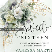 Waterverf Botanische Sweet 16 Eucalyptus Servetten