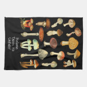 Waterverf  Botanische Toadstools Funny Pun Theedoek (Horizontaal)