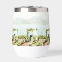 Waterverf Botanische Trouwmok – Cadeautje voor gas