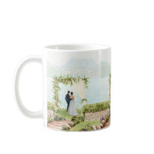 Waterverf Botanische Trouwmug Geschenk voor gasten