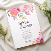 Waterverf botanische tuin bloementuin Vrijgezellen Kaart