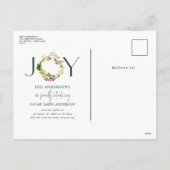 Waterverf botanische vakantie aankondiging (Achterkant)