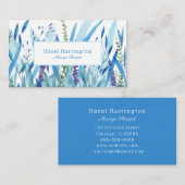 Waterverf Botanische Visitekaartjes  (Voorkant / Achterkant)