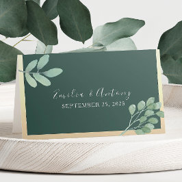 Waterverf Botanische Wedding Place Card Plaatskaartje