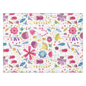 Waterverf Botanische wilde bloem Hedgerow schilder Tafelkleed (Voorkant (Horizontaal))