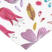 Waterverf Botanische wilde bloem Hedgerow schilder Tafelkleed (Gekanteld)