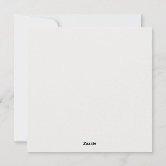 Waterverf Botanische witte Magnolia & groene blade Feestdagenkaart (Achterkant)