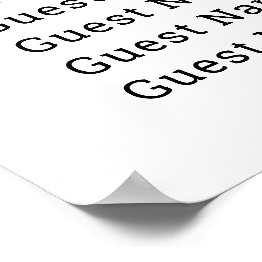 Waterverf Boter Samen Bruid - Zitplaatskaart Poster (Hoek)