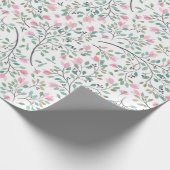 Waterverf Bougainvillea Cadeaupapier (Hoek)