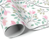 Waterverf Bougainvillea Cadeaupapier (Rol Hoek)