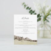 Waterverf Boulder Colorado Flatirons - Kaart (Staand voorkant)