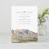 Waterverf Boulder Colorado Reis sparen de Datum Kaart (Staand voorkant)